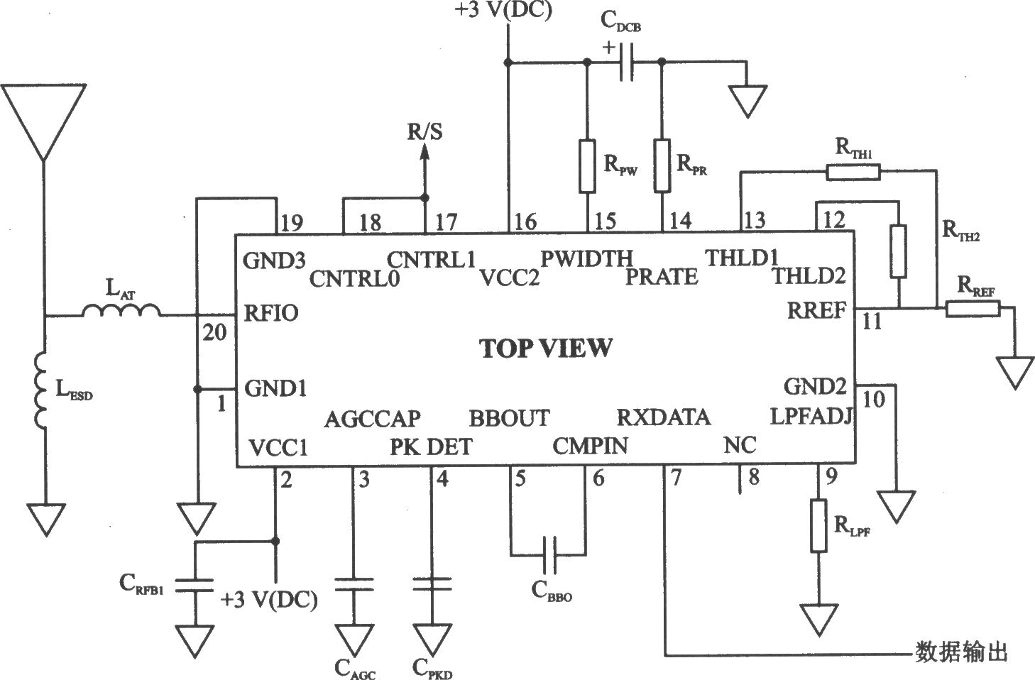 RX6000 00K/ASK 916.50 MHz ASH接收器