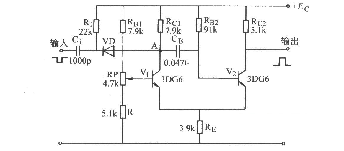 射極耦合單穩(wěn)態(tài)電路