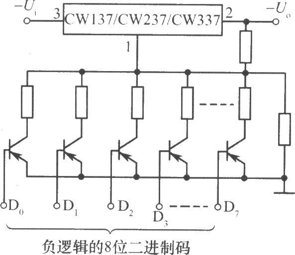 CW137／CW237／CW337構(gòu)成的由數(shù)字控制的集成穩(wěn)壓電源