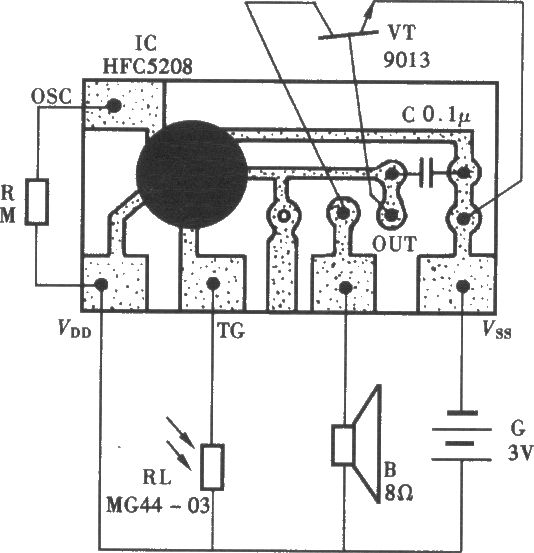 會(huì)說(shuō)話的禮品盒電路