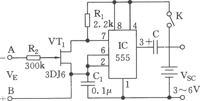 簡(jiǎn)易壓控振蕩器電路