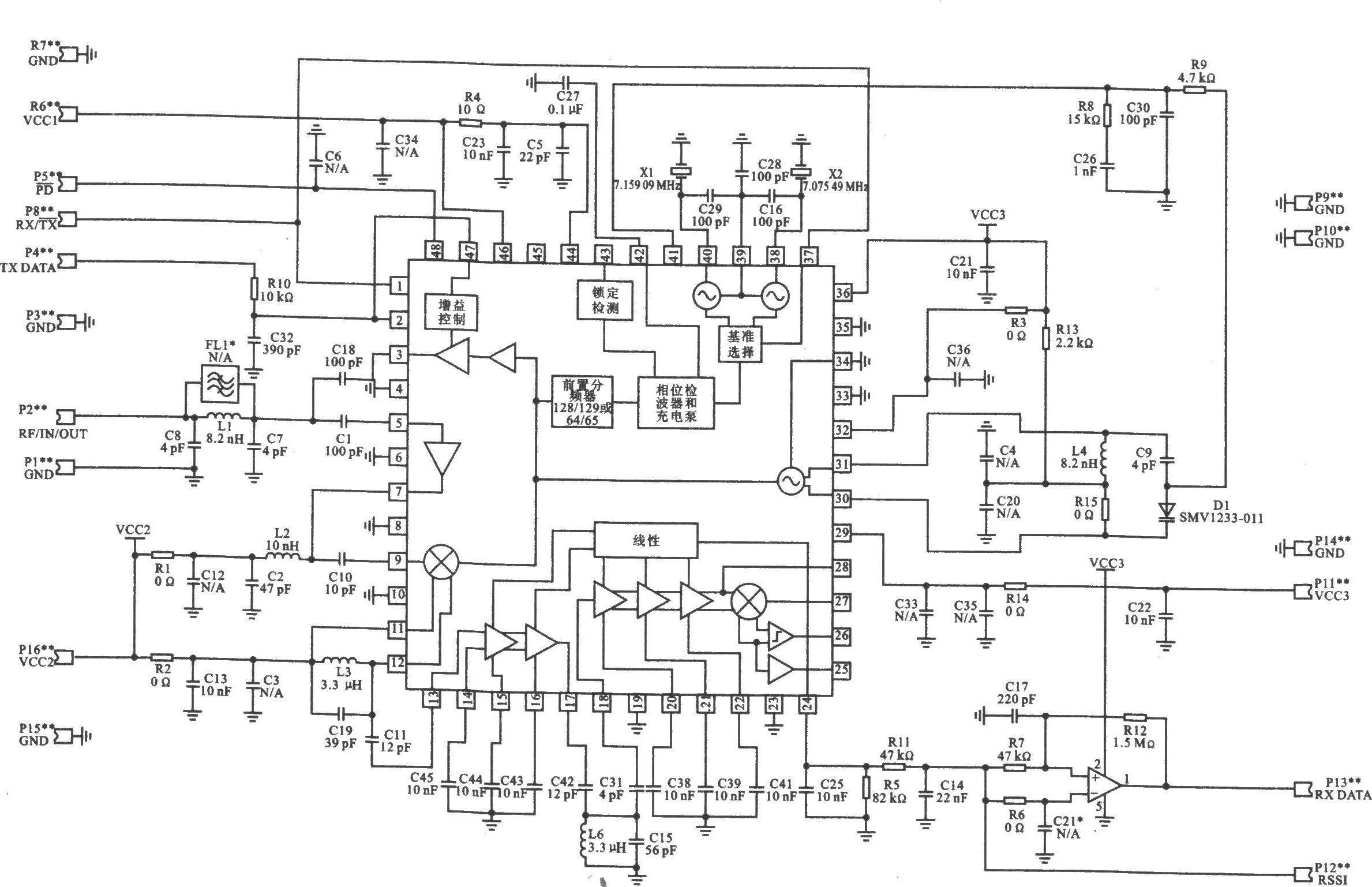 RD0300 00K 915 MHz收發(fā)器