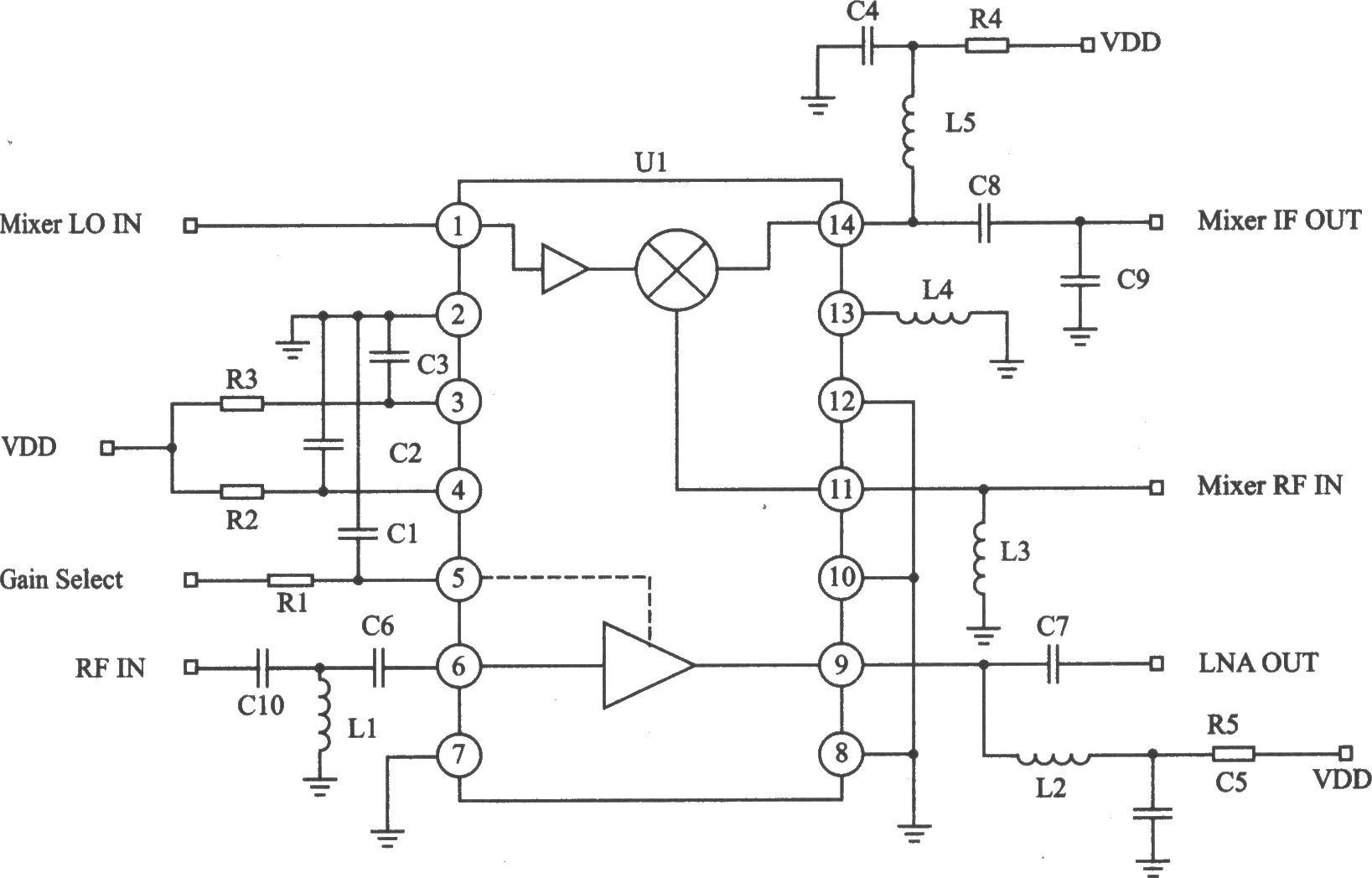 TQ9223C TDMA/AMPS l000～800 MHz接收器