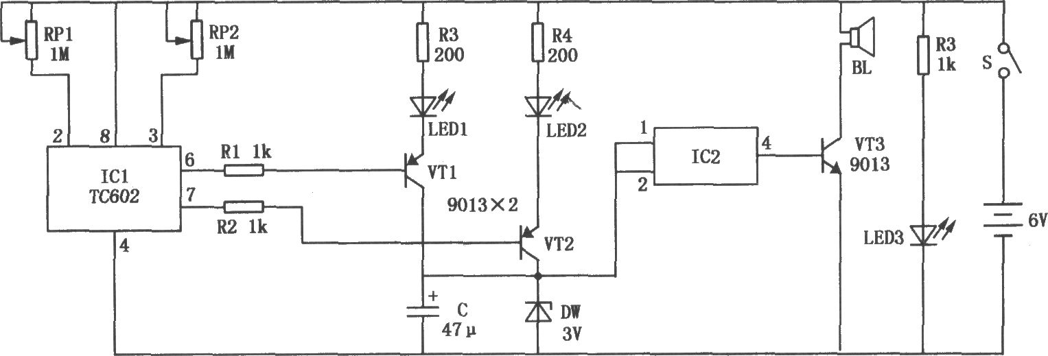 雙限溫報警器(TC602)