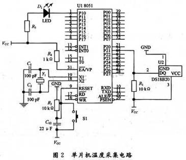 溫度采集電路