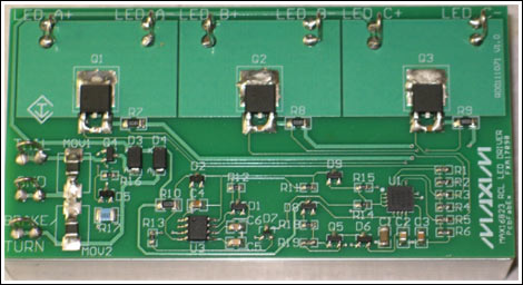 圖1. PCB和安裝的散熱器