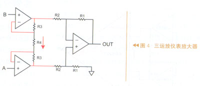 三运放结构仪表放大器