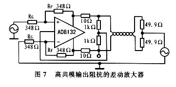 高共模输出阻抗放大器