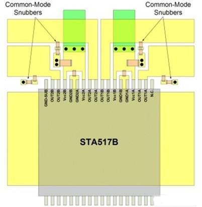 一個(gè)共模緩沖的布局