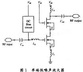 單端低噪聲放大器電路