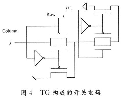 TG構(gòu)成的開關(guān)電路