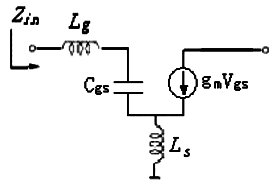 源極串聯(lián)電感反饋匹配結(jié)構(gòu)的小信號圖