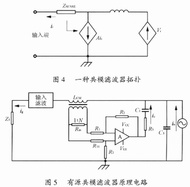 有源濾波器的原理拓?fù)淙鐖D4所示