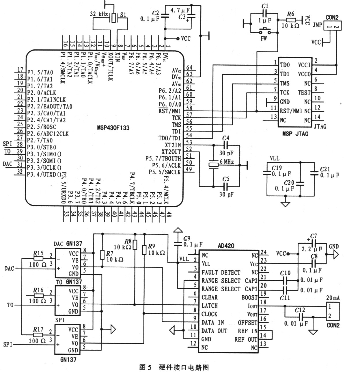 硬件接口電路