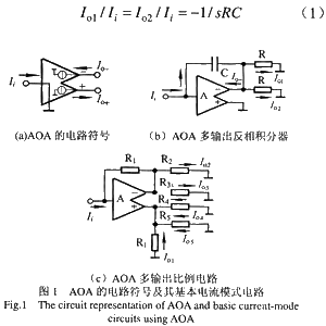 AOA的電路符號(hào)及其基本電流模式電路