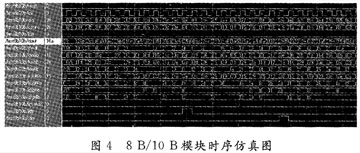 8B/10B模块时序仿真图