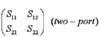 S矩陣的二端口網(wǎng)絡(luò)