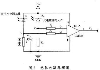 光敏電路的基本原理圖