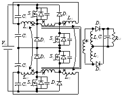 桥臂互感型软开关双正激组合变换器