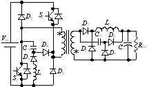 带能量吸收缓冲电路的软开关双正激变换器