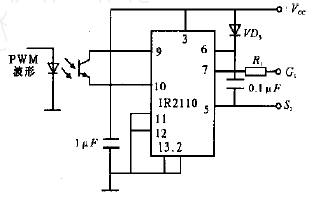 IR2110 驱动模块及外部接线电路 