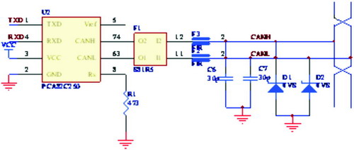 CAN收發(fā)器與總線接口電路