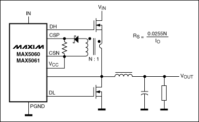 使用電流檢測變壓器檢測電流 