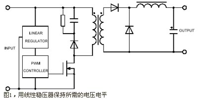 用线性稳压器保持所需的电压电平