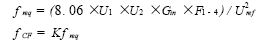 输出脉冲频率freq与高频端口CF输出脉冲频率fCF