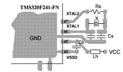 TMS320F241-FN單層電路印刷版