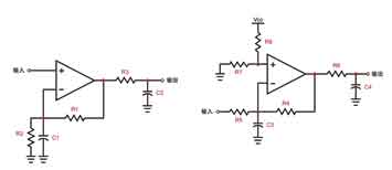 同相和反相运放电路