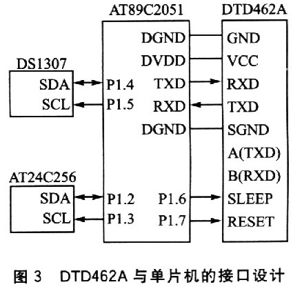 DTD462A與AT89C2051的接口設計