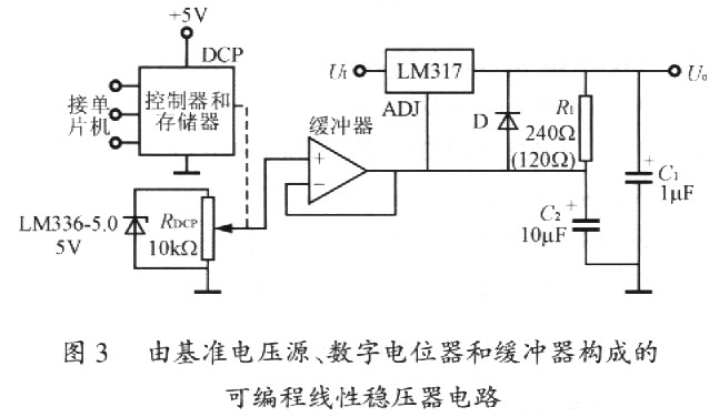 基于数字电位器的可编程稳压器设计