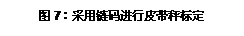 文本框: 圖7：采用鏈碼進行皮帶秤標定