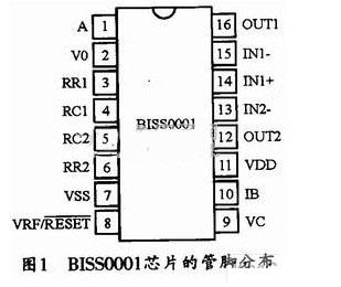 BISS0001芯片的管腳分布