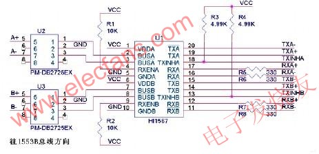 收發器變壓器電路圖 www.elecfans.com