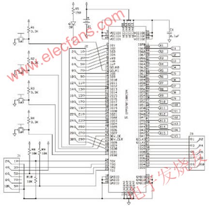 演示电路板原理图 www.elecfans.com