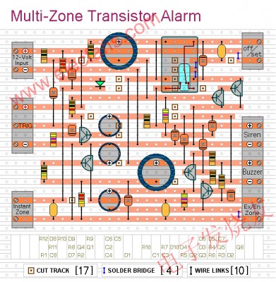 Stripboard 布局 www.elecfans.com