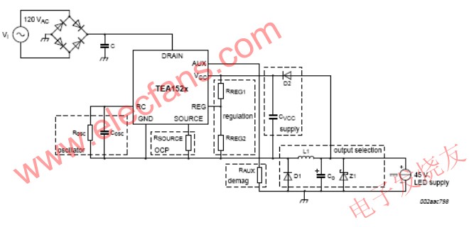 電源部分 www.elecfans.com