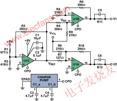 ADA4858-3用作PIN二极管驱动器 www.elecfans.com