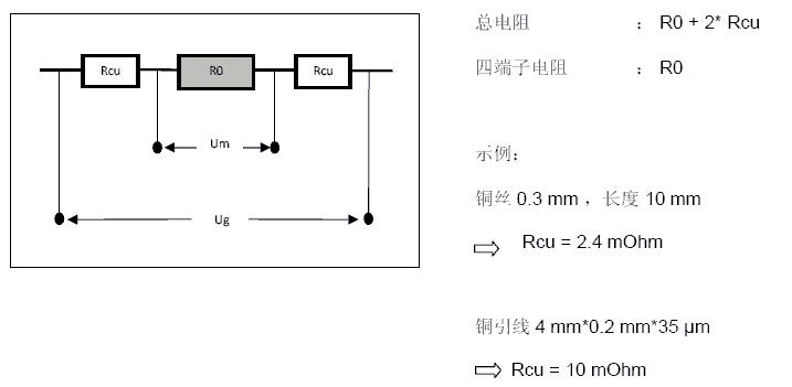 四端子连接技术