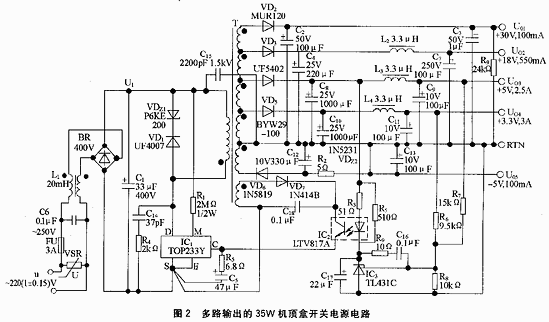 TOPSwitch-FX系列單片機開關電源