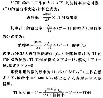 基于AT89C51應(yīng)用系統(tǒng)的串行通信設(shè)計(jì)[圖]