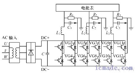  諧波電壓源裝置主電路