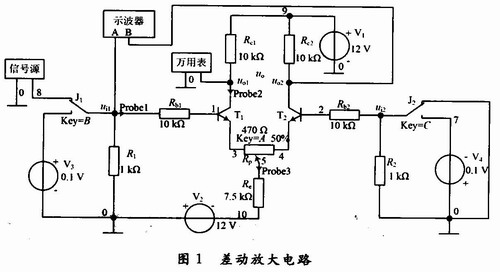 典型差動放大電路