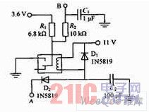 邊門(mén)檢測(cè)電路圖