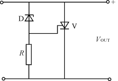 齐纳二极管和晶闸管组成的OVP电路