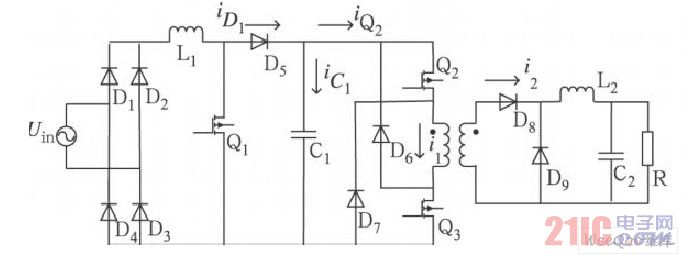 兩級PFC變換器原理圖