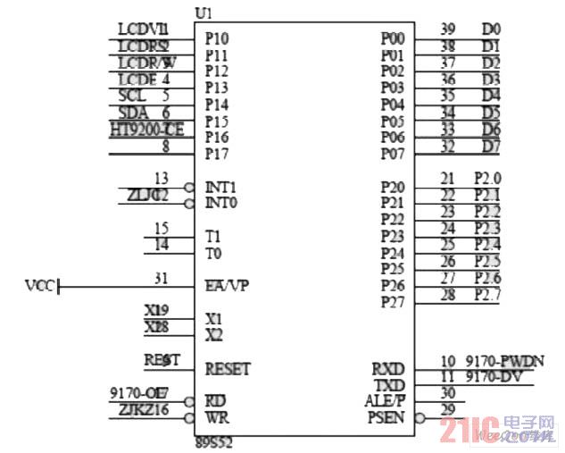 MCU 模块电路图