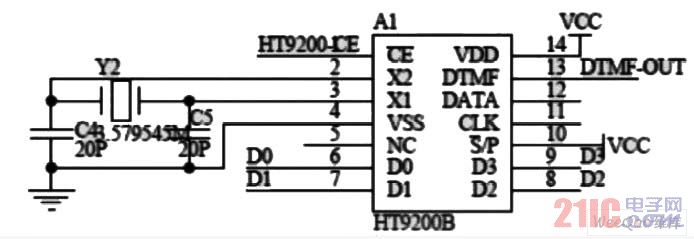 HT9200B 电路图